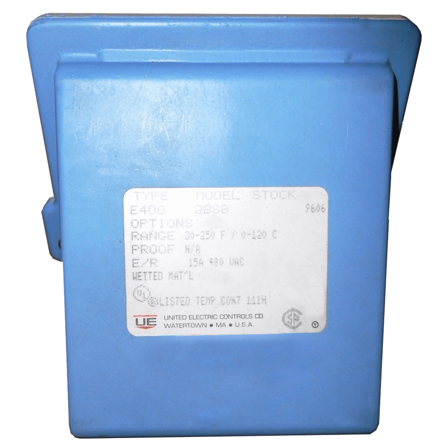 United Electric Temperature Switch, 400 Series Type E400 Models 2BSA to 8BS